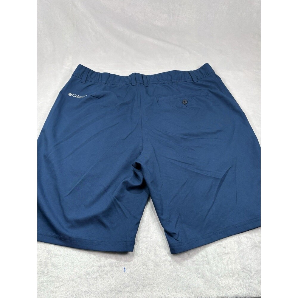 Columbia Performance Shorts Men’s 38-48 Teal Blue Freezer Coil Fishing Golf
